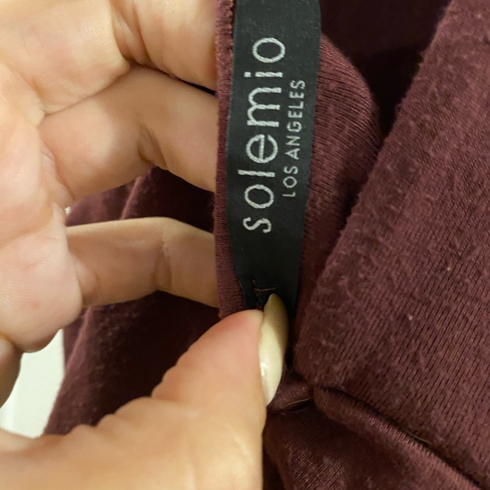 Bodycon Maroon Mini Dress - Picture 7 of 7